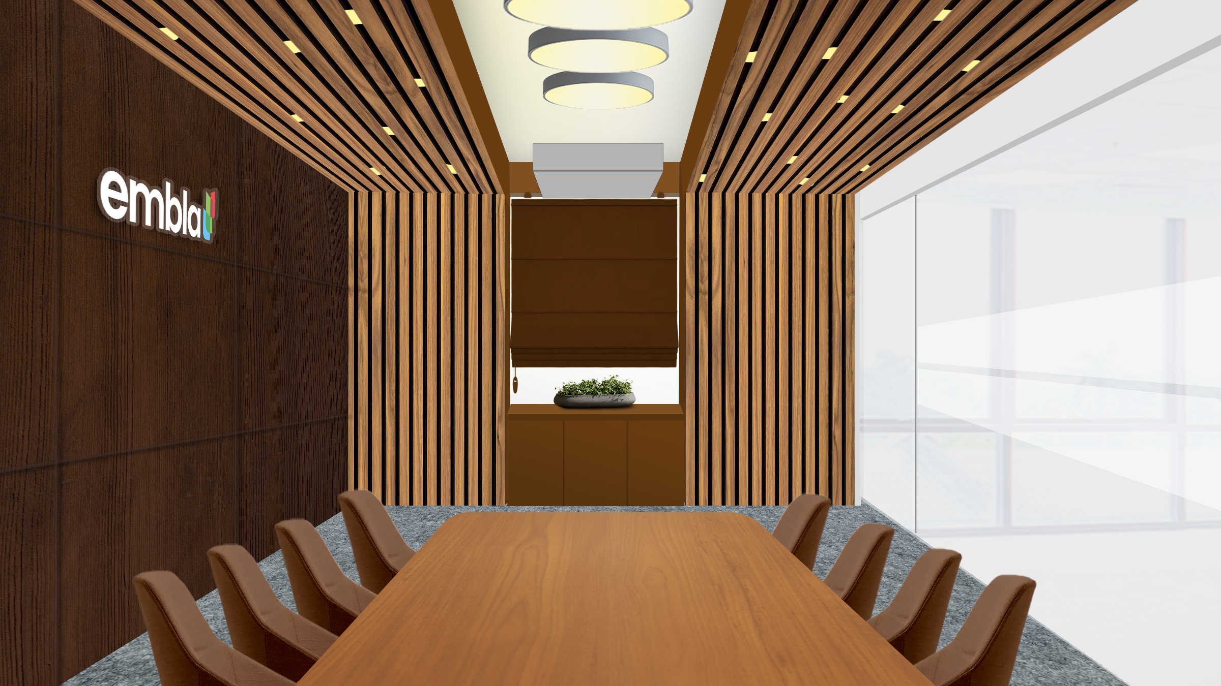 Embla Office — Boardroom Concept, Alternate Angle