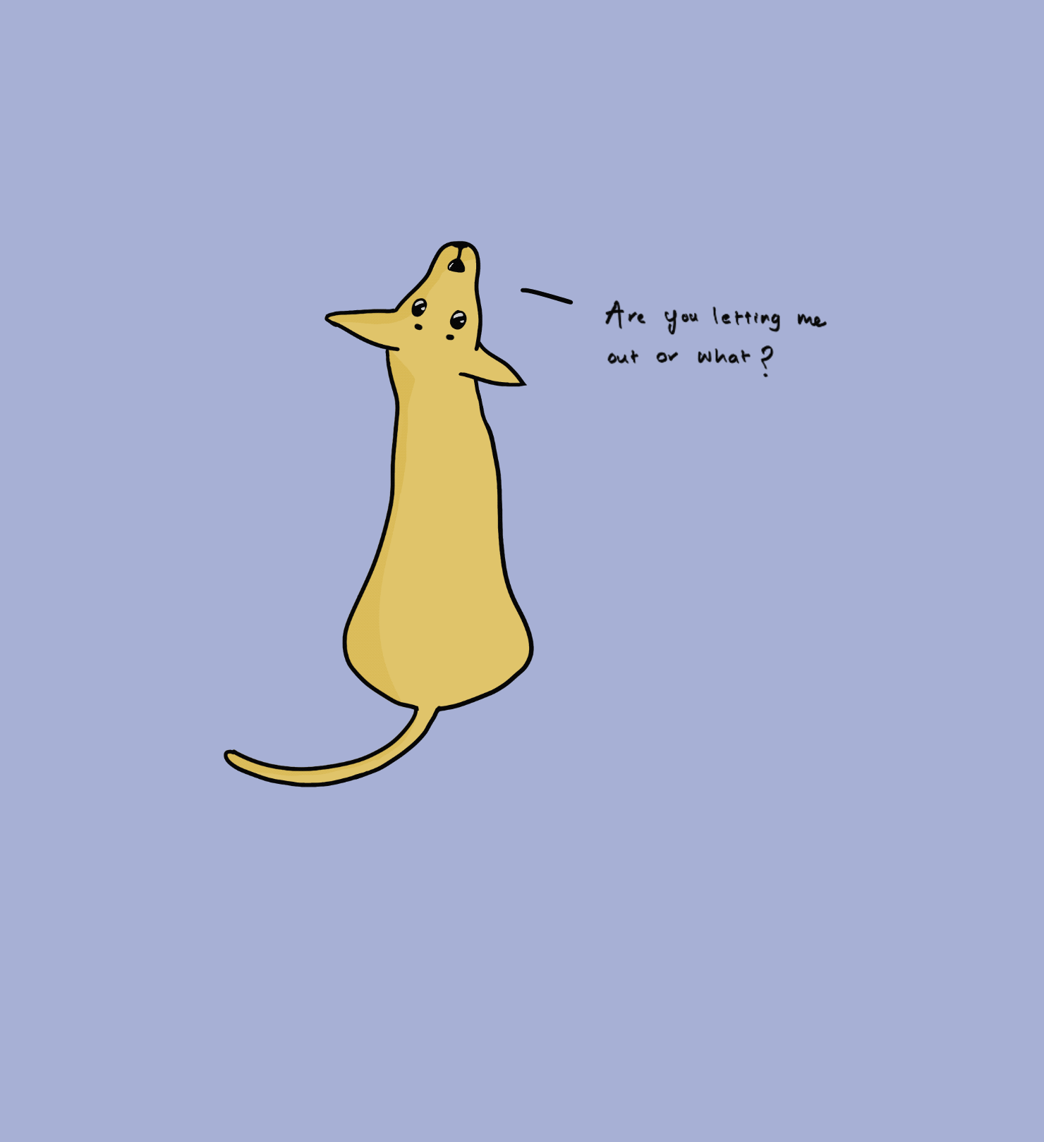 Cartoon Dog Illustration